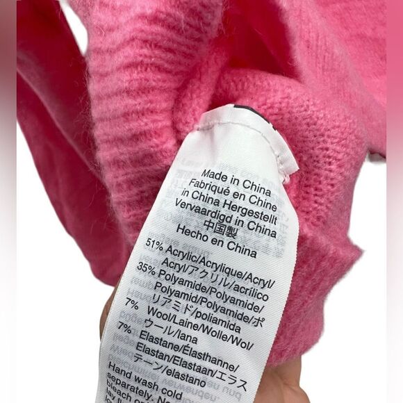 J Crew Button Crewneck Sweater Supersoft Pullover - Picture 6 of 6